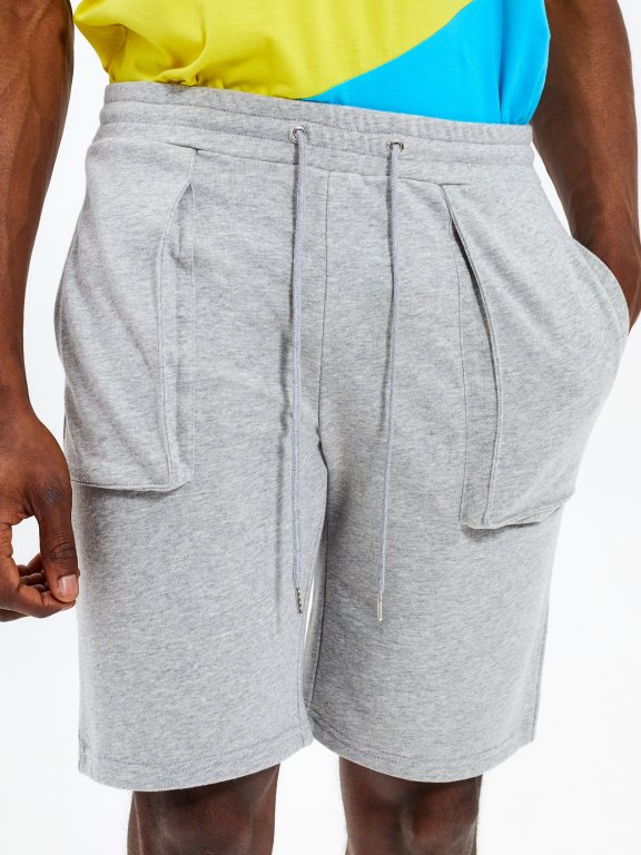 Sweatshorts with patch pockets