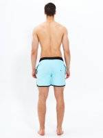Swim shorts with contrast trim