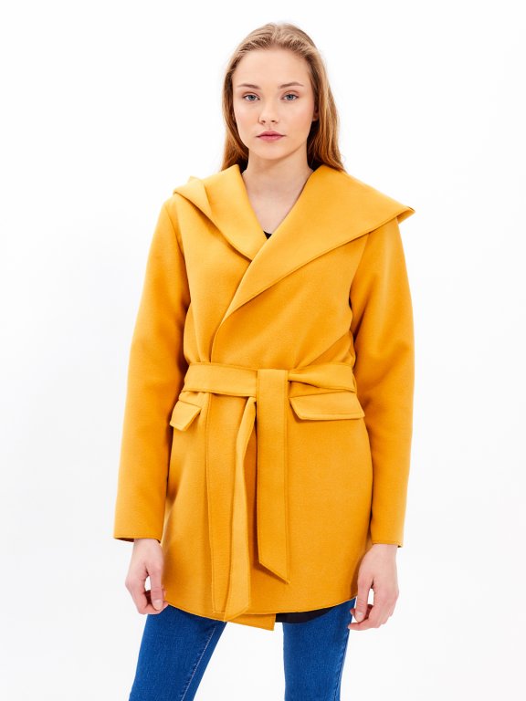 Ľahký kabát s kapucňou