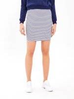 Striped skirt with pockets