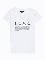 Message print t-shirt