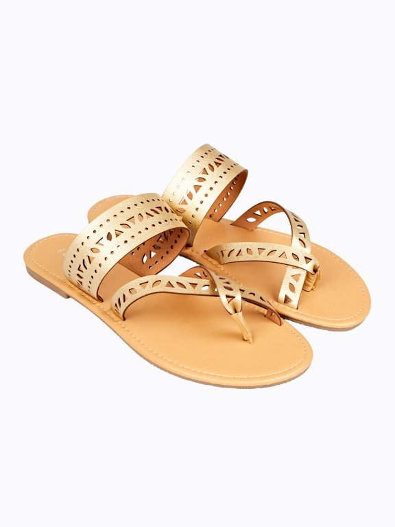 Perforated strap flat slides