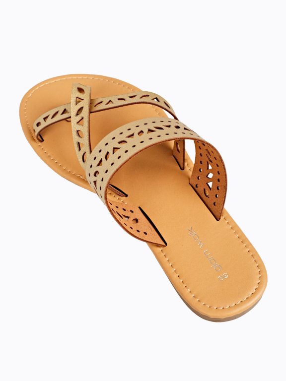 Perforated strap flat slides