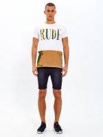 SLIM FIT T-SHIRT WITH PTINT