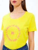 Message print t-shirt