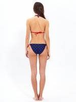 Bikini top with anchor print