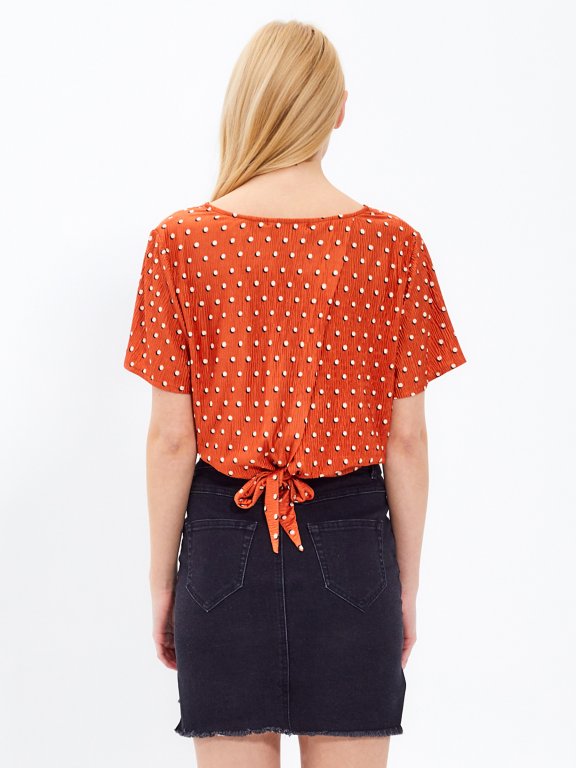 Top with back knot
