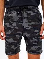 Camo print shorts