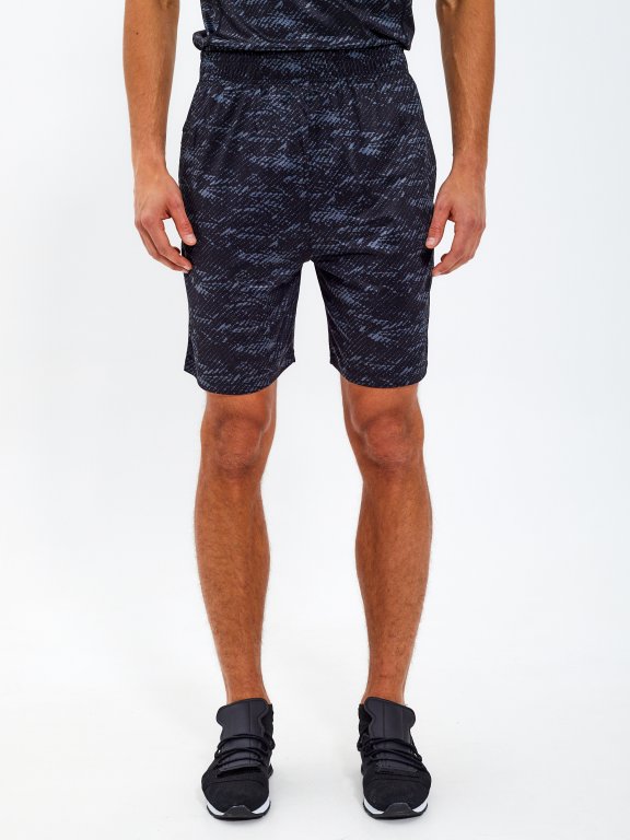 Printed sports shorts