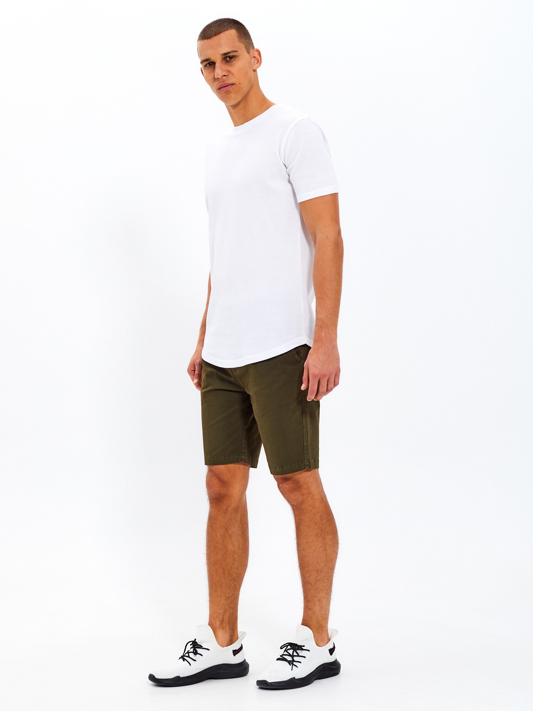 longline t shirt with shorts
