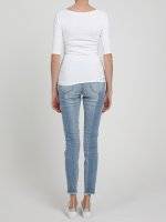 TWO-TONE SKINNY JEANS