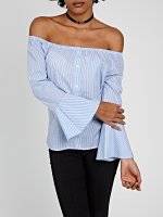 OFF-THE-SHOULDER BELL SLEEVE TOP
