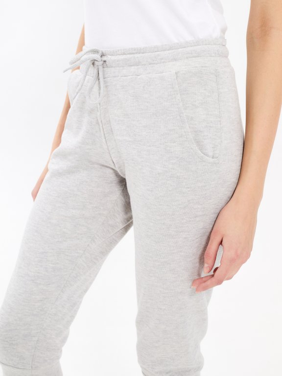 Basic 3/4-leg sweatpants