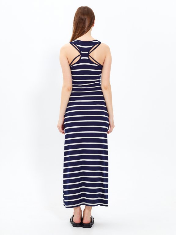 Striped maxi dress