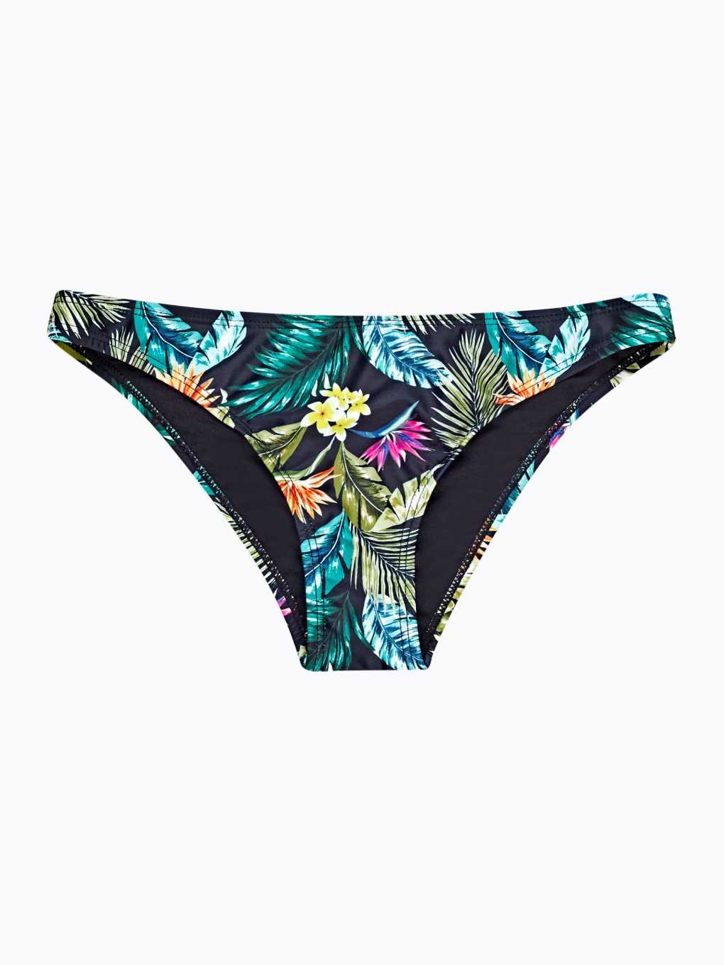 Tropical print bikini bottom