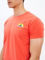T-shirt with chest embroidery