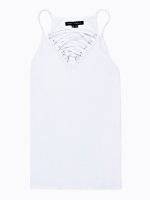 TANK TOP WITH FRONT LACING