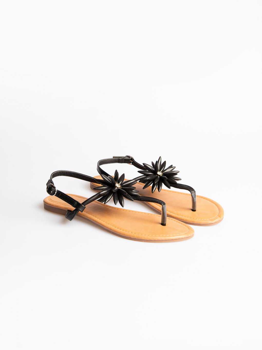 Stone-embellished sandals