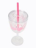Party cup with straw