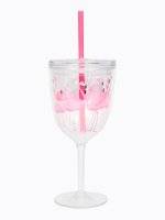 Party cup with straw