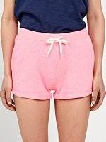 Sweat shorts with contrast lace