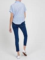 GINGHAM SHIRT WITH EMBROIDERY
