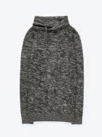 Turtleneck sweater in twisted yarn