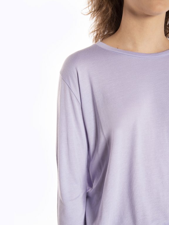 Loose fit long sleeve t-shirt
