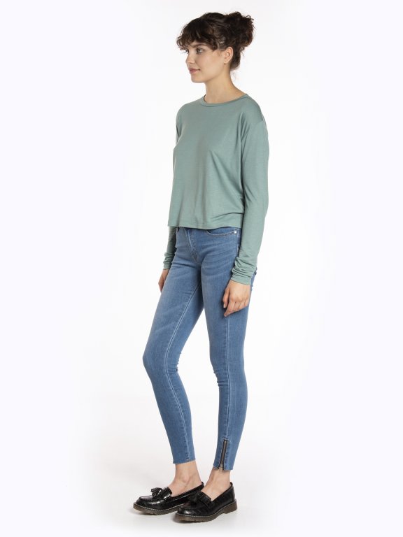 Loose fit long sleeve t-shirt