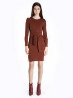 Bodycon dress with tie up detail