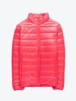 Basic quilted light padded packable jacket