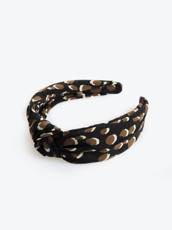Animal print headband