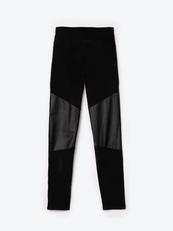 Combined slim trousers