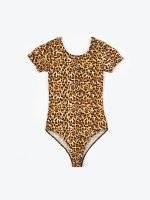 Leopard print bodysuit