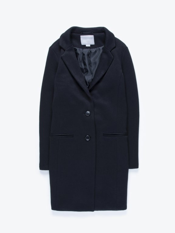 Longline plain coat