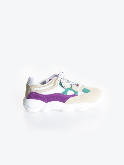 Colourful chunky sneakers