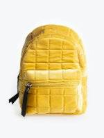 Quilted mini backpack