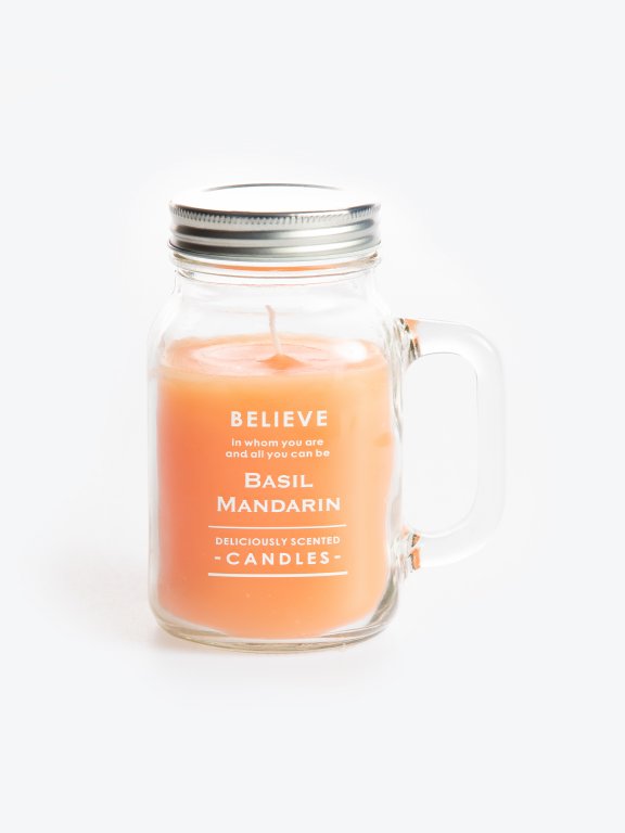 Mandarin scented candle