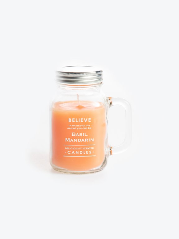 Mandarin scented candle