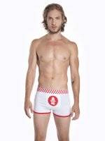 Knit boxers with print