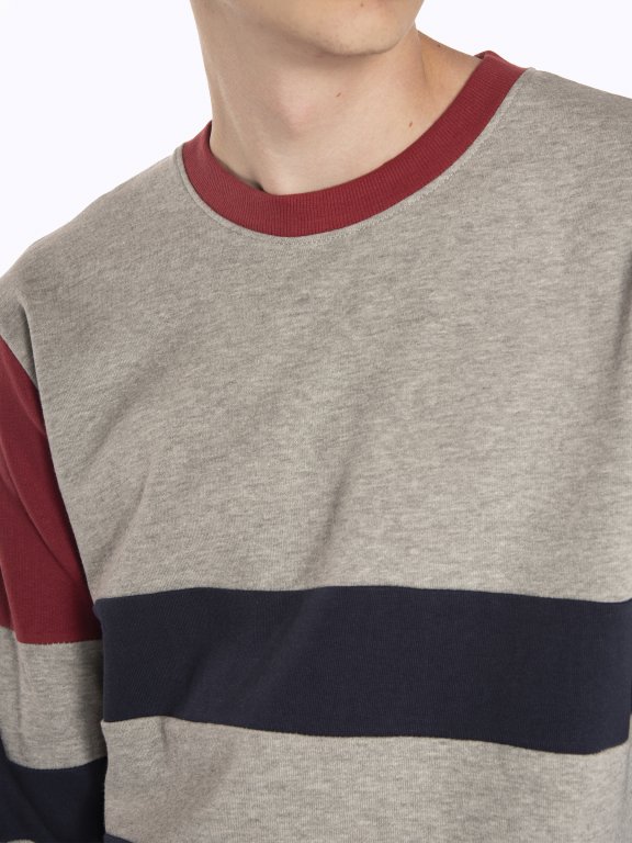 Paneled sweatshirt