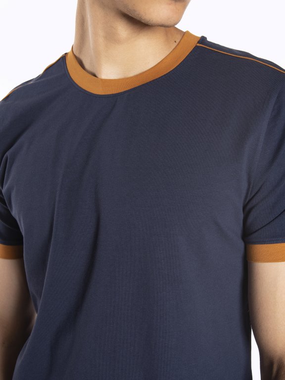 T-shirt with contrast trims