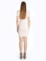 Bodycon velvet mini dress