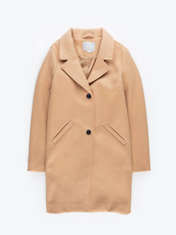 Jednobarevný kabát