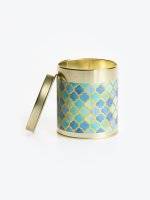 Tropical breeze scented tin candle