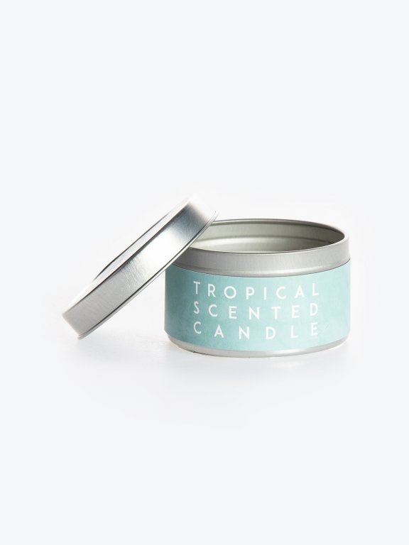 Pineapple scented candle  in a tin