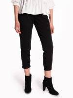 Tapered elastic trousers