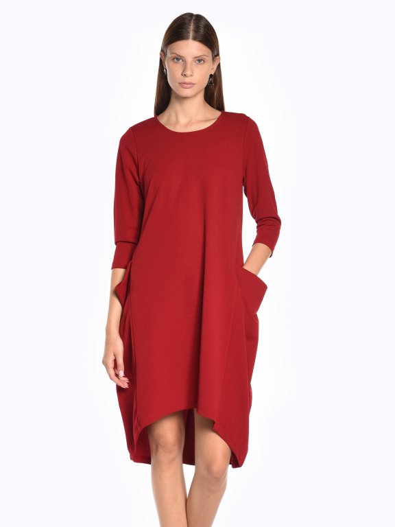 Oversized dress with pockets