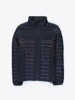 Combined light padded quilted jacket