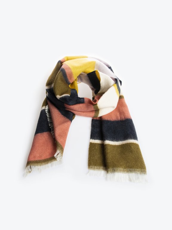 Colourful maxi scarf